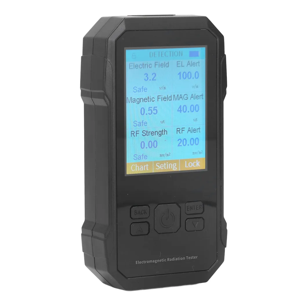 Testeur EMF Digital et Détecteur de Rayonnement Électromagnétique BR-9A