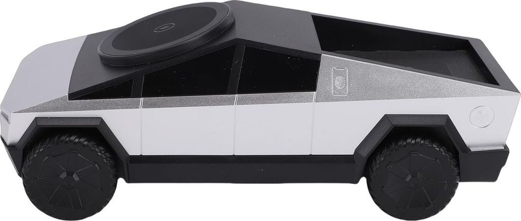 3-in-1-Wireless-Ladestation für das Auto, Modell im Maßstab 1:25, drehbares Ladegerät mit Umgebungsbeleuchtung für Smartphone, Uhr und Kopfhör...