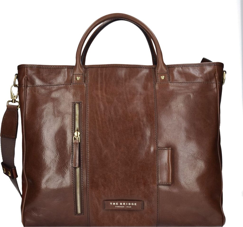 The Bridge Passpartout Uomo Herrentasche Farbe: marrone/palladio (KEIN Farbraum)