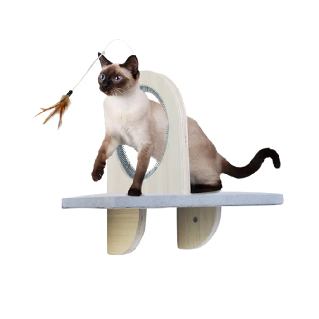 Plateforme Chat Murale AFP Skywalk - Gain de Place et Jeu en Hauteur