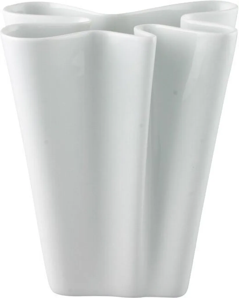 Vase design Flux Weiss Rosenthal 20 cm aux lignes fluides et organiques