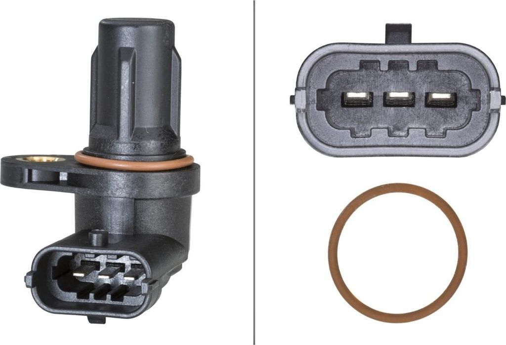 Sensor Nockenwellenposition Hallsensor 3-polig HELLA für u.a. FIAT PUNTO
