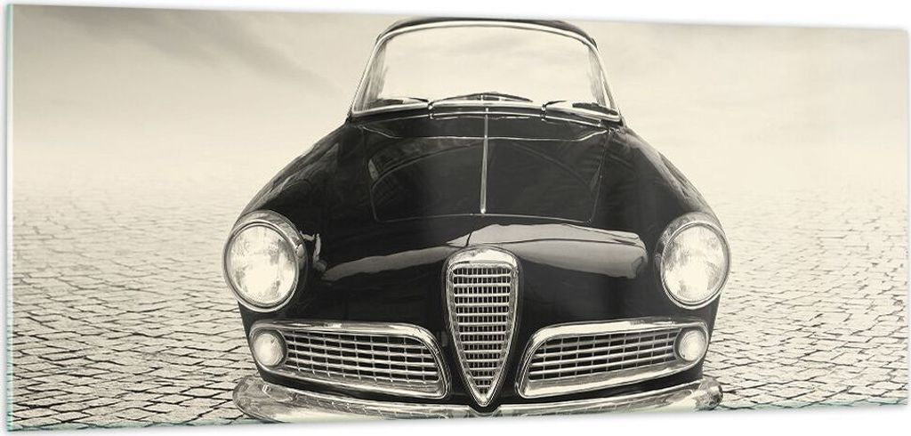 Bilder auf glas - Einteilig - Alpha Romeo Giuletta - 100x40cm - Glasbilder - Wandbilder - Bilder - zum Aufhängen bereit - Wanddekoration aus Glas ...