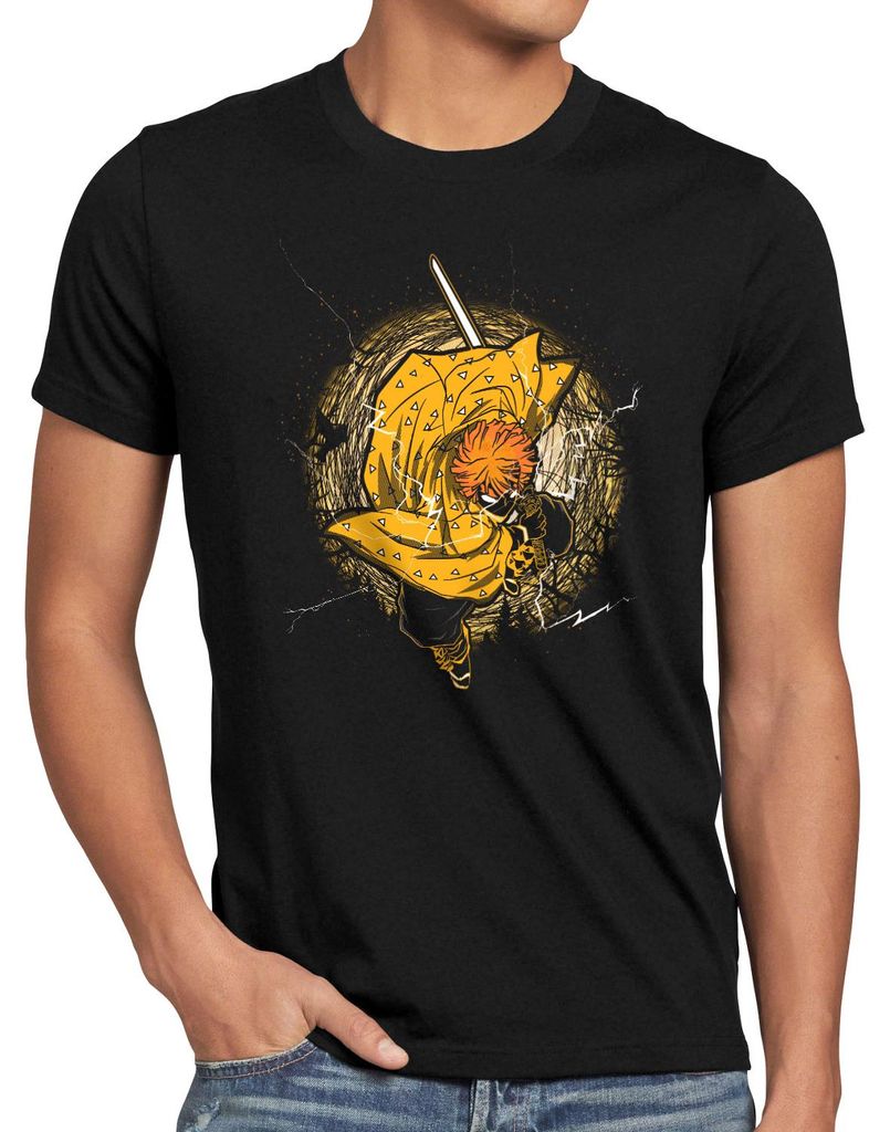 style3 Thunder Breathing Fighter Herren T-Shirt