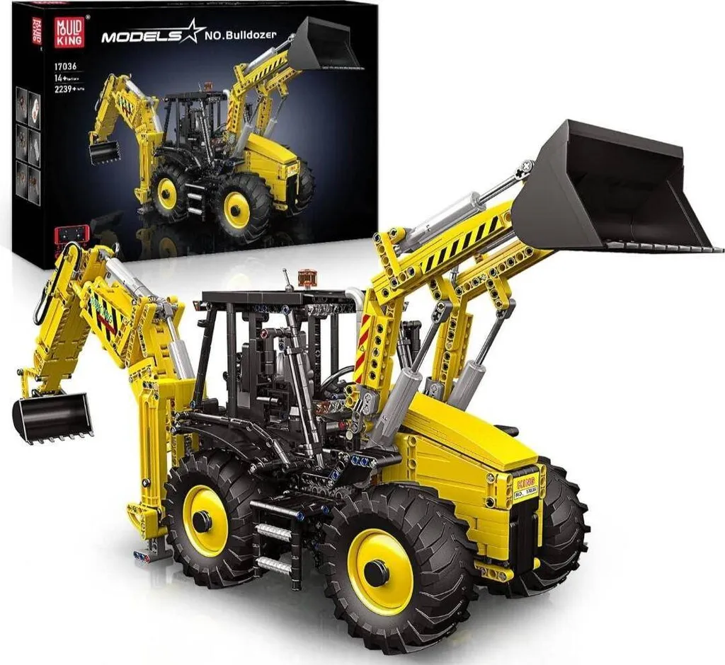 Bulldozer 17036 robuste à emboîter - Jeu de construction haute qualité - 9