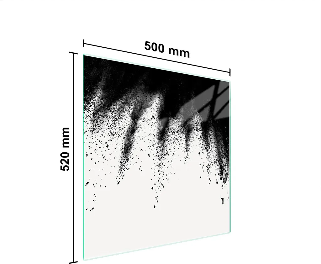 Piastra Protettiva in Vetro Temperato 50x52 per Fornelli e Induzione - 2