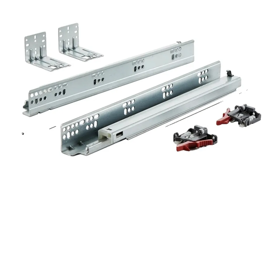 Rails de tiroirs pour meubles de cuisine 15 pouces, 6 paires coulissantes