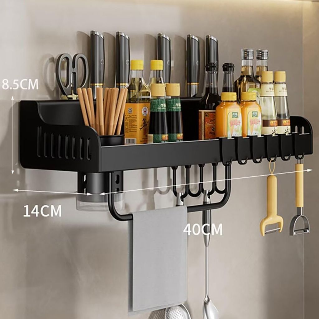 Gewürzregale, Küchenorganizer-Set, Hängendes Küchenregal Produktbild 11