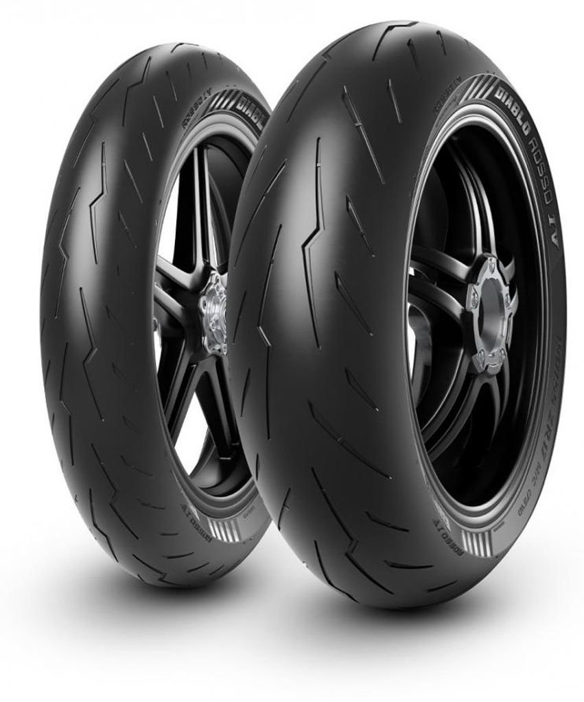 Pirelli Diablo Rosso Iv 180/55 R17 M/C Tl 73(W) Rear Image du produit 