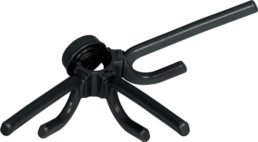 Patère Murale Triple Noire Hercules : Support de Rangement Multi-usage - 8