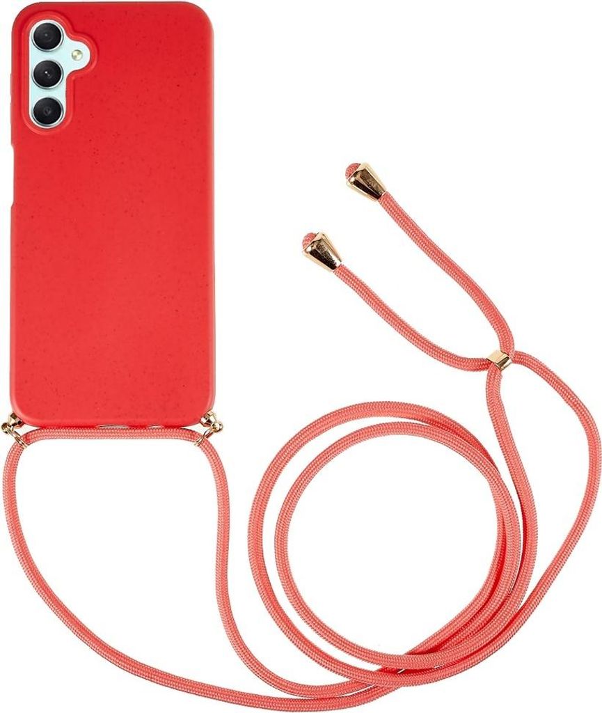 Samsung Galaxy S26 Hülle - Coverup TPU Back Cover mit Handykette - Biologisch Abbaubar - Rot