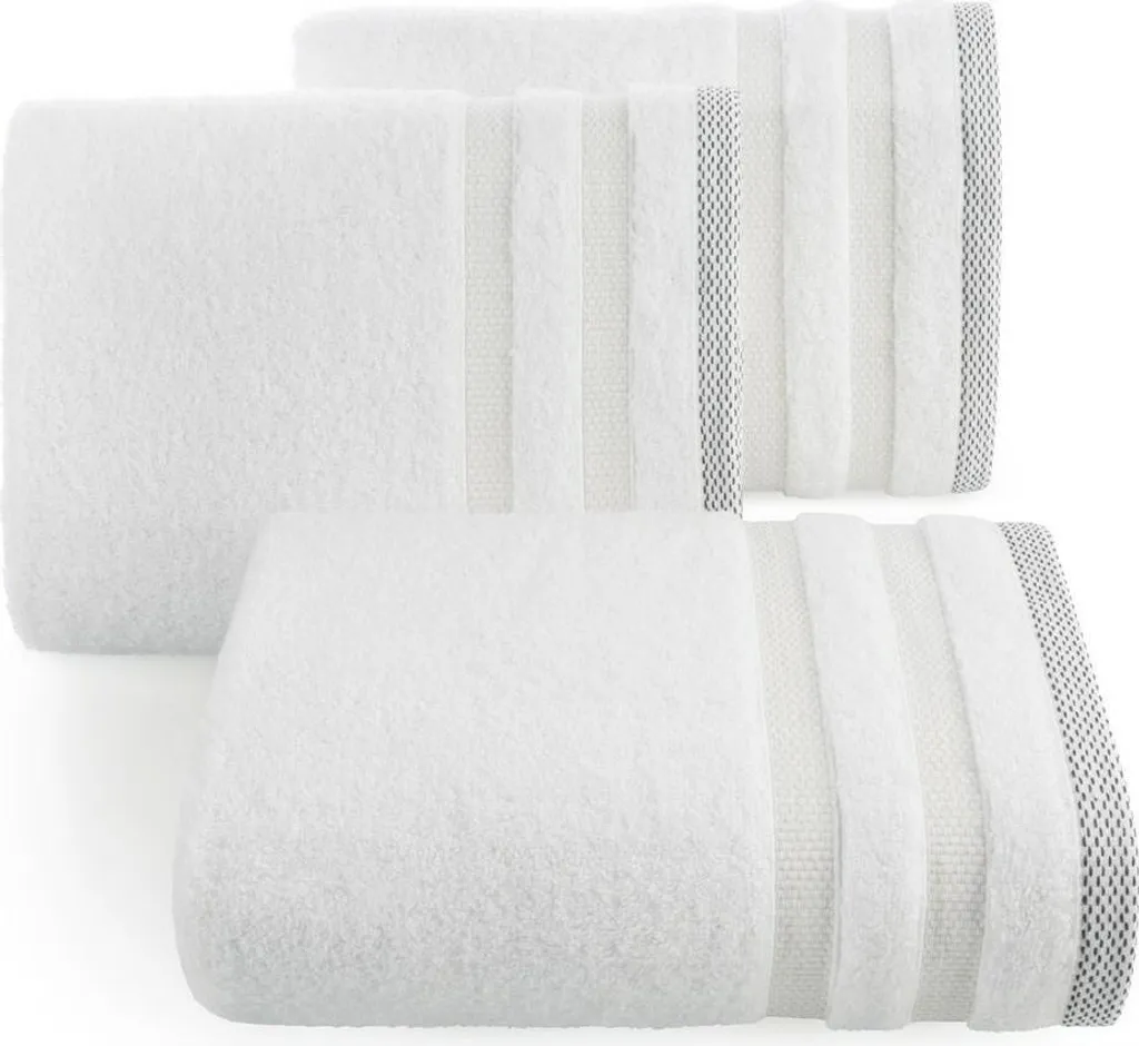 Asciugamano Doccia Bianco Riki 70x140 Eurofirany 400 GSM Cotone