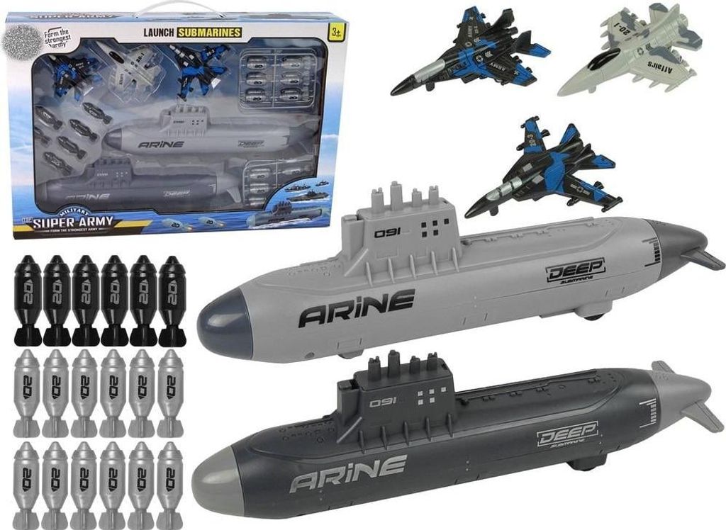 Námořní armáda Set ponorek, stihaček + příslušenství. Obrázek produktu 