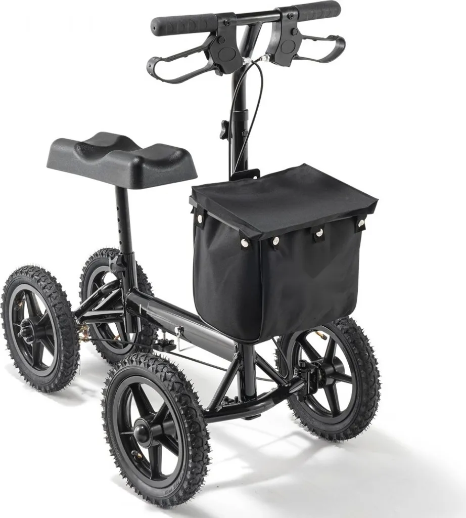 Trottinette orthopédique pour jambe cassée avec grandes roues 30 cm