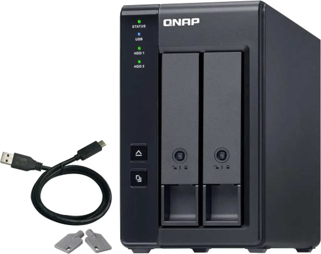Extension matérielle QNAP TR-002 USB-C 2 baies avec RAID matériel