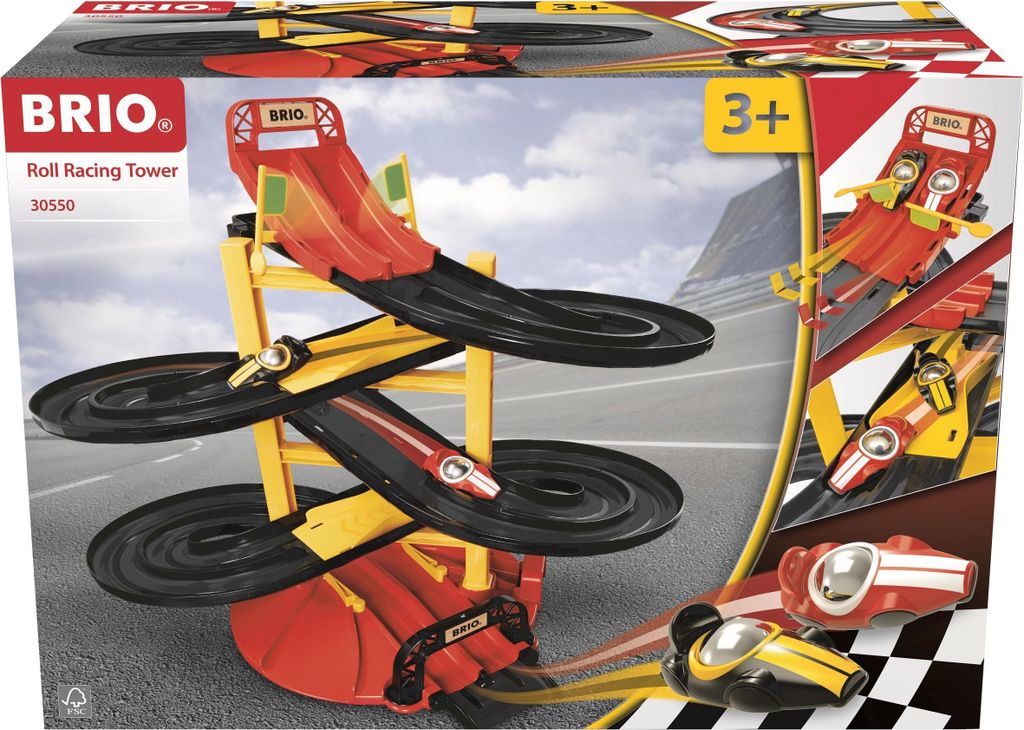 BRIO - Rennbahn-Turm mit zwei Rennwagen Produktbild 