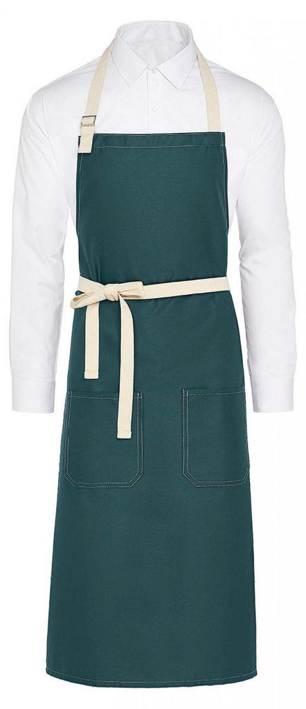 SG Accessories Bistro - Latzschürze "Santorini" FK3103 (Einheitsgröße) (Blau)