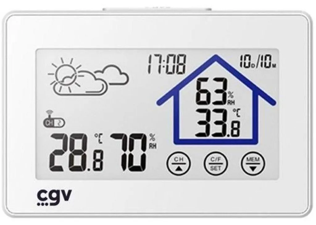 Thermomètre Hygromètre CGV 19000 Station Météorologique Sans Fil