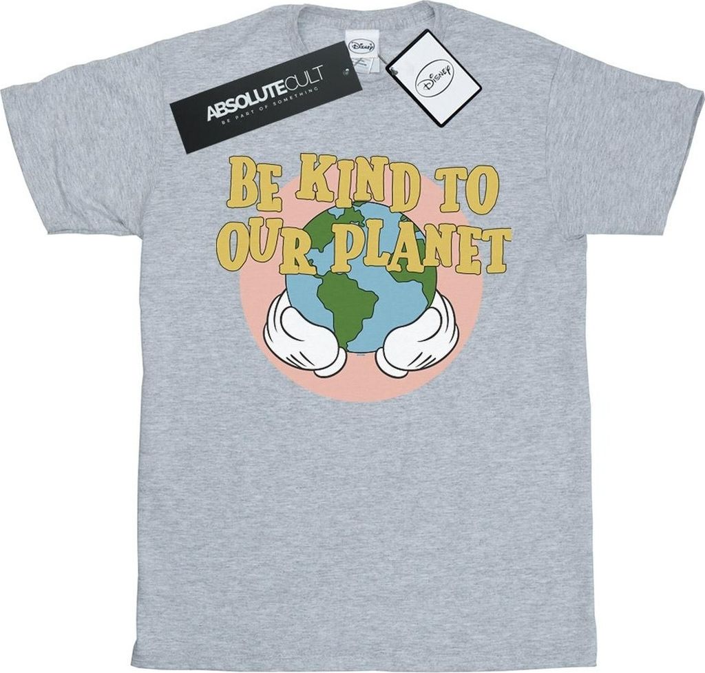 Disney - "Be Kind To Our Planet" T-Shirt für Damen BI36889 (XXL) (Grau)