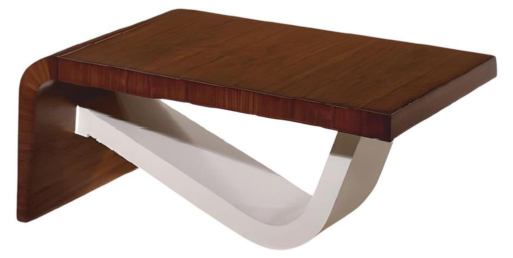 Tisch Holz Couchtisch Moderne Design Beige Tische Büro Braun Einrichtung