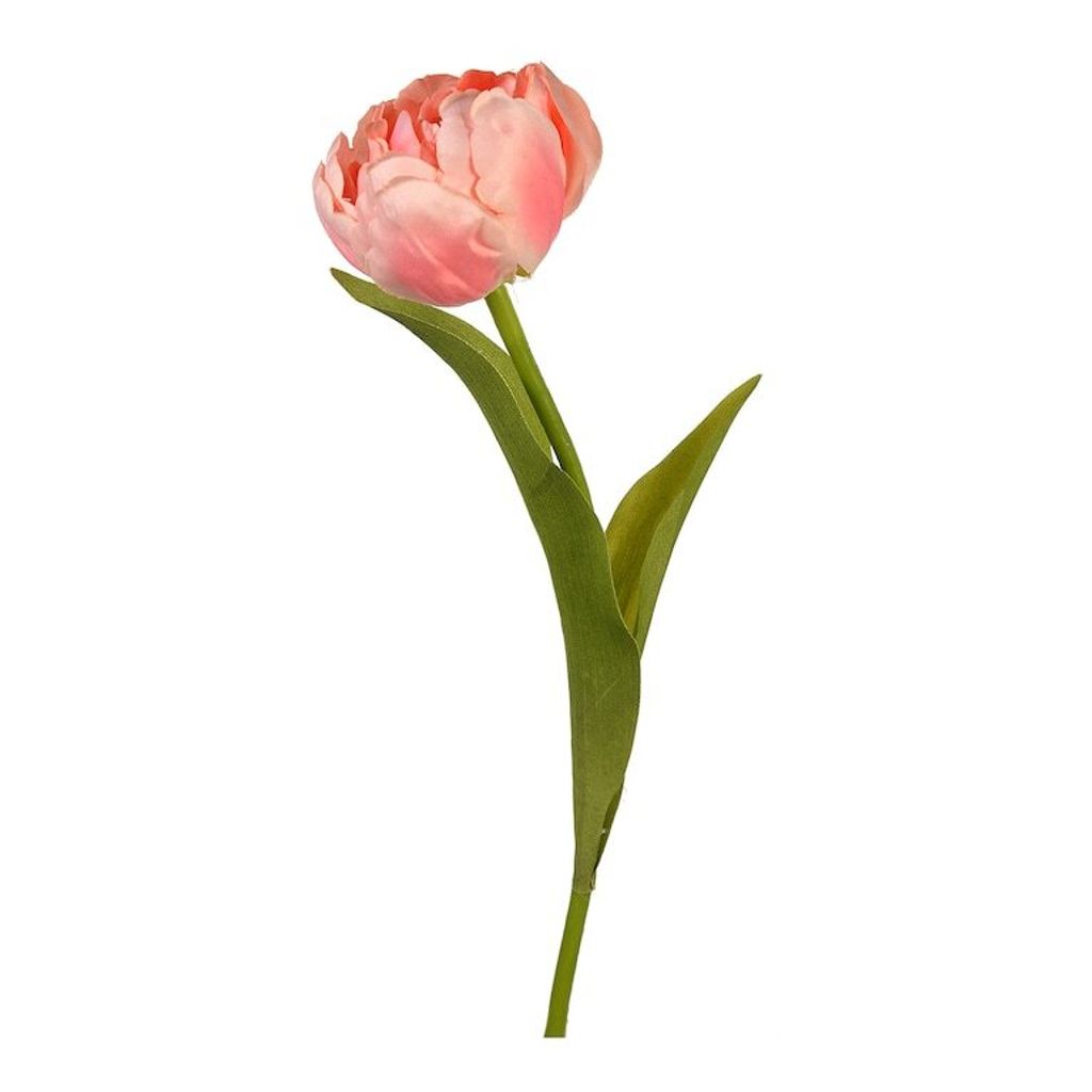 Kunstblume, Seidenblume TULPEN/Tulpe 1 Stück 45cm APRICOT