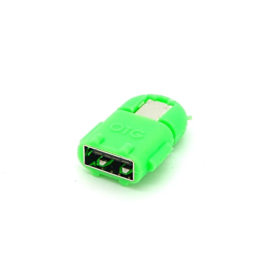 Adaptateur OTG Micro-B vers USB A 2.0 Vert Android Connectivité Max - 6