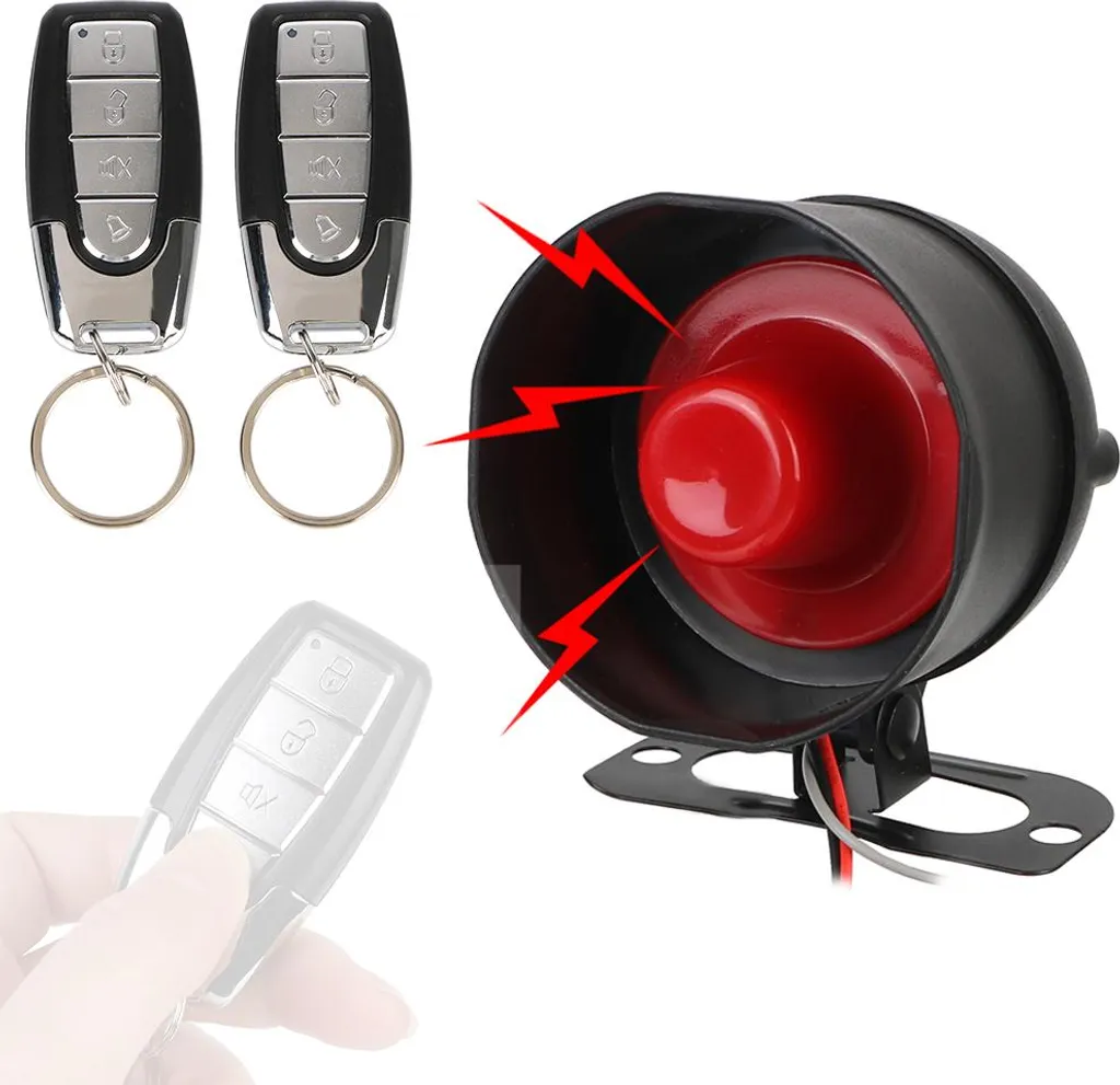 Système d'alarme 12V avec 7 niveaux de sensibilité pour votre voiture