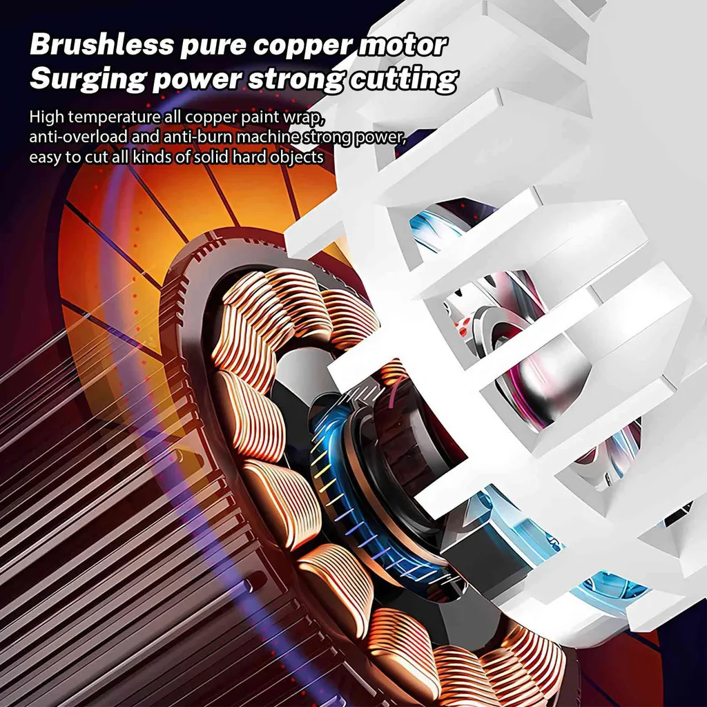 Meuleuse d'angle Brushless à vitesse variable et autonomie doublée - 5