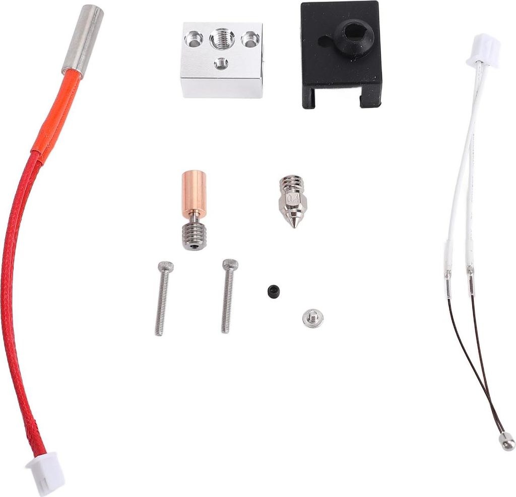 Upgrade-Extruder-Kit 24V 40W Heizelement, Aluminium-Heizblock, kupferbeschichtete Düse, Bimetall-Heatbreak für Sermoon V1 V1Pro