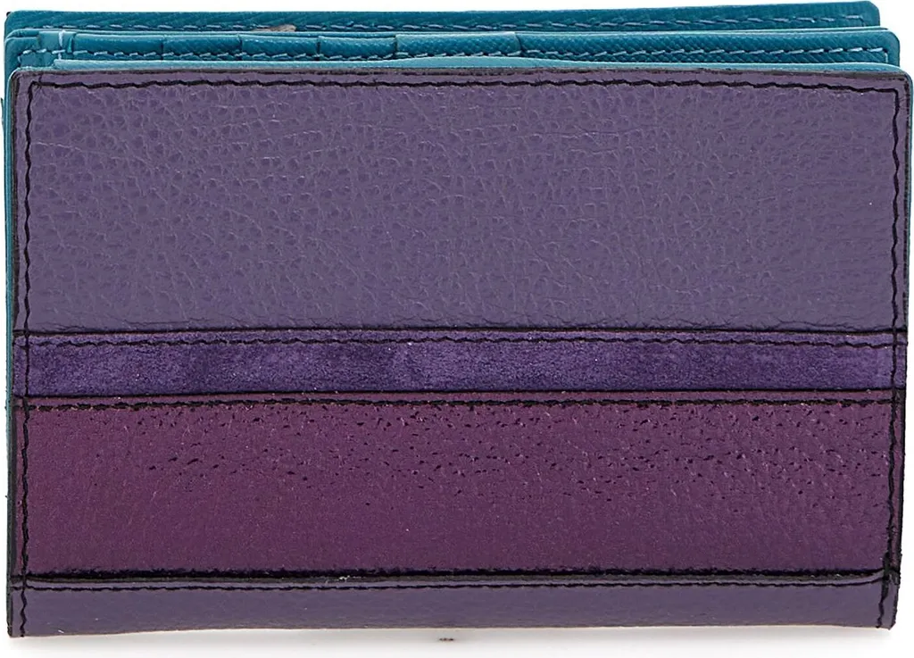 Grand Portefeuille Tout-en-un Gabs en Cuir Violet Foncé Iris Black