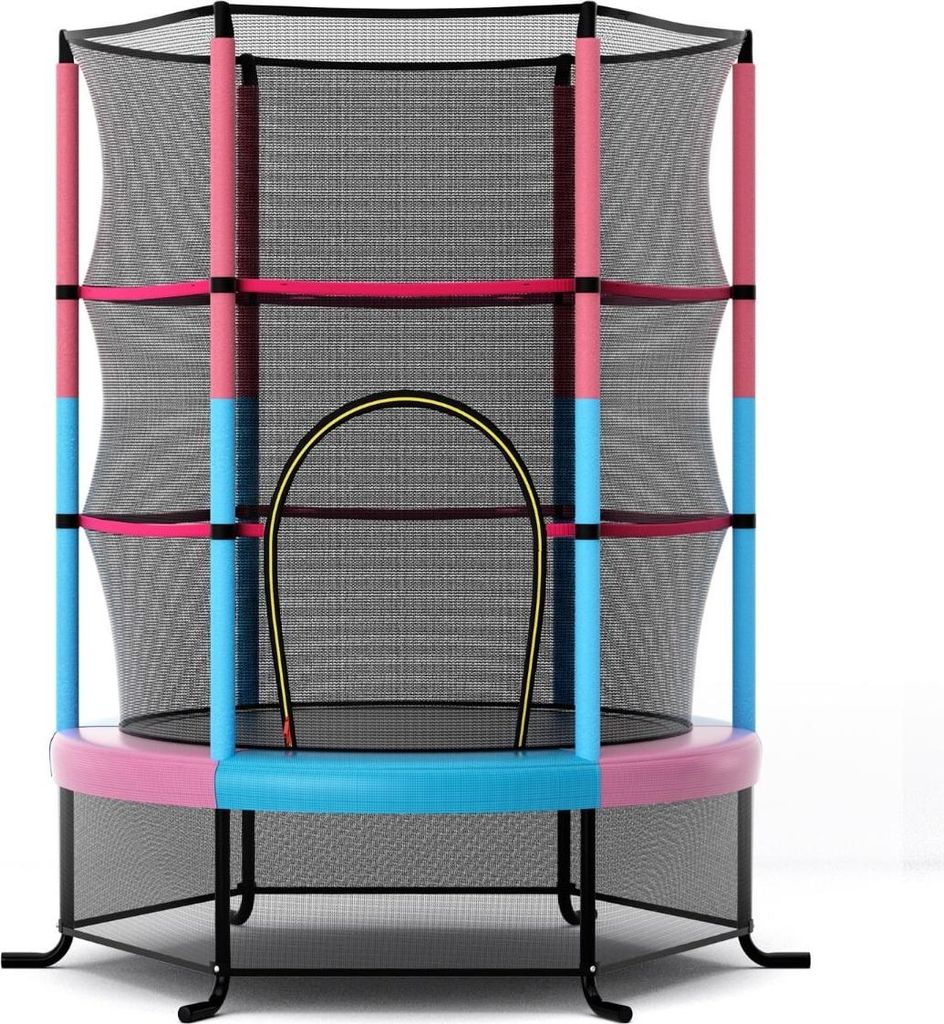 Kindertrampolin mit Sicherheitsnetz, 165 cm, 200 kg Tragkraft