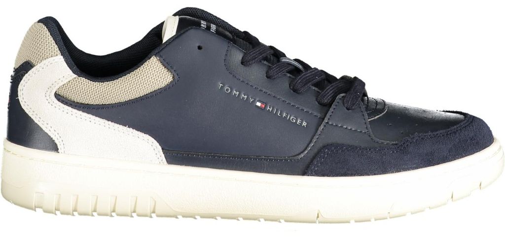 Tommy Hilfiger Basket Core LTH Mix Ess Sneaker Blau in Gr. 44