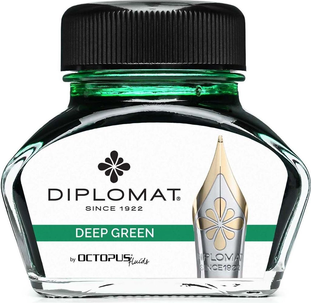 Tintenglas Tiefgrün 30ml