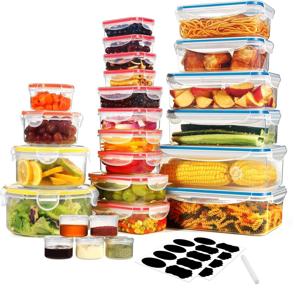 Sada vzduchotěsných nádob YASHE SE-50PCS, 50 kusů, objem Obrázek produktu 