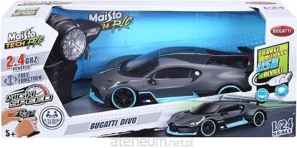 Voiture Télécommandée Bugatti Divo 1/24 - Jouet Radio-commandé Luxe