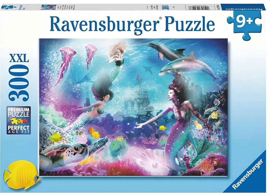 Ravensburger Kinderpuzzle Im Reich der Meerjungfrauen, Immagine del prodotto 