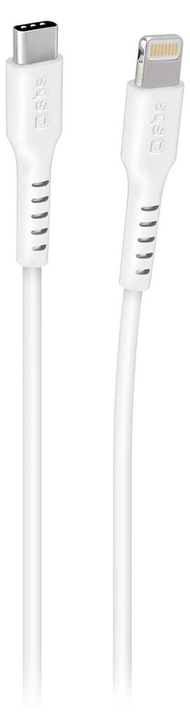 SBS USB-C auf Lightning Kabel 3m weiß
