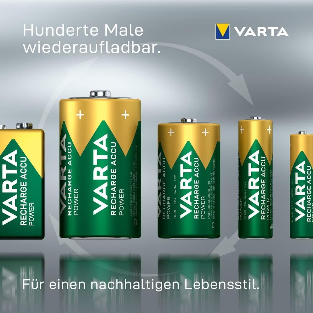 Varta Akku RECHARGE Power AA HR6 2600mAh 4St. Obrázok produktu 5