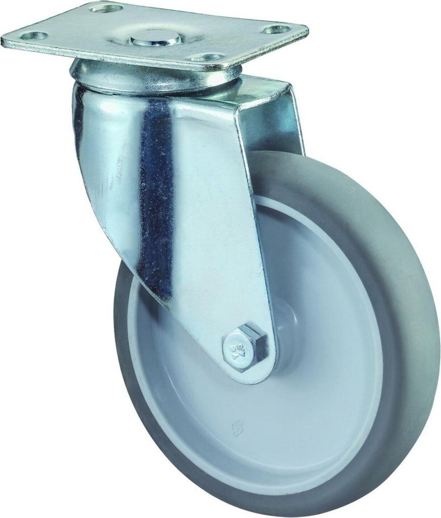 Bs Rollen - Lenkrollen Gummi 125mm, 829842