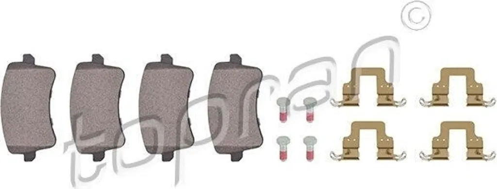 Plaquettes de frein arrière haute endurance pour Audi Q5 et A5 (8T, 8R)