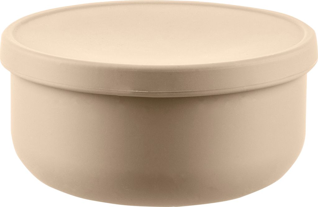 ZOPA Silikonschüssel mit Deckel Sand Beige