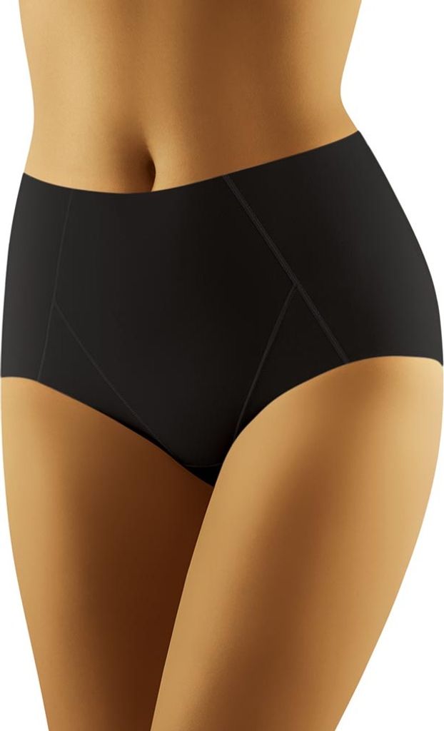 Wolbar Damen Figurformender Miederslip WB37, Schwarz, L