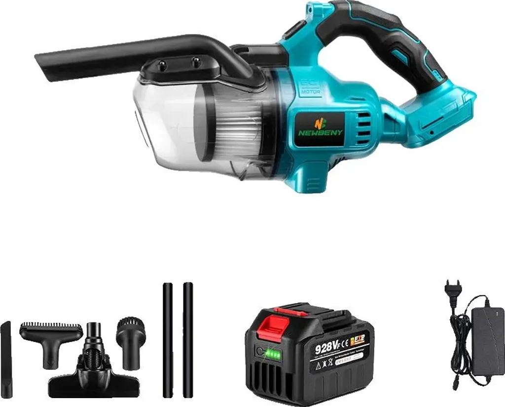 Aspirateur sans Fil pour Maison et Voiture avec Aspiration Puissante