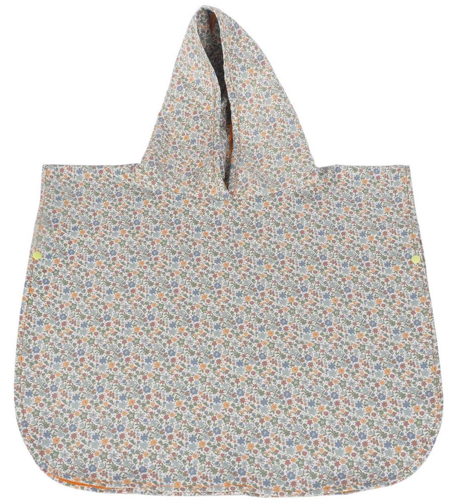 Für Kinder, Poncho Summer - 45 x 50 cm - Weiß | by Walking Mum