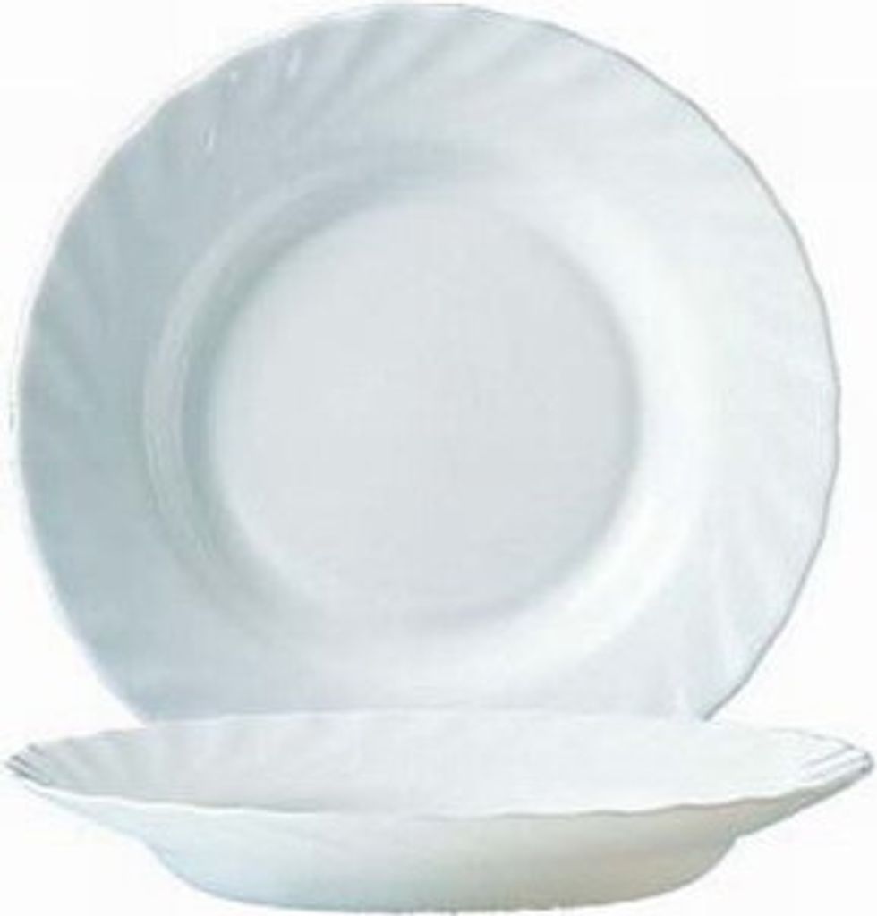 6x Suppenteller 22,5 cm Tellerset, Speiseteller