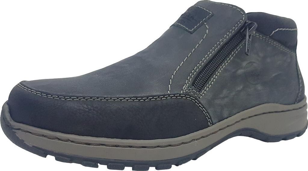 Rieker Herren Stiefeletten Warmfutter Reißverschluss Boots Produktbild 