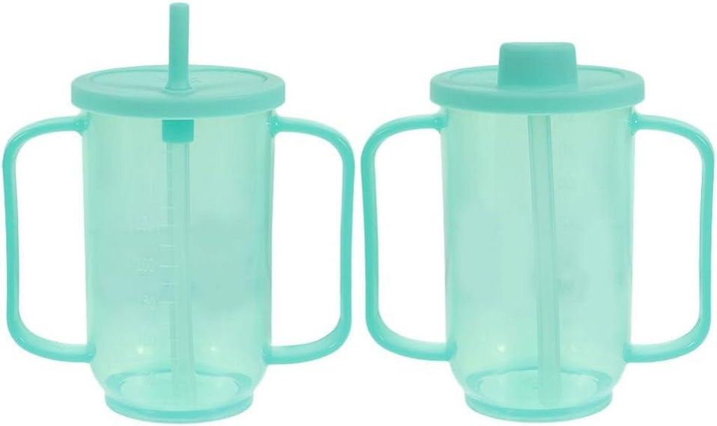 Ergonomischer Becher für Senioren, auslaufsicher mit Produktbild 