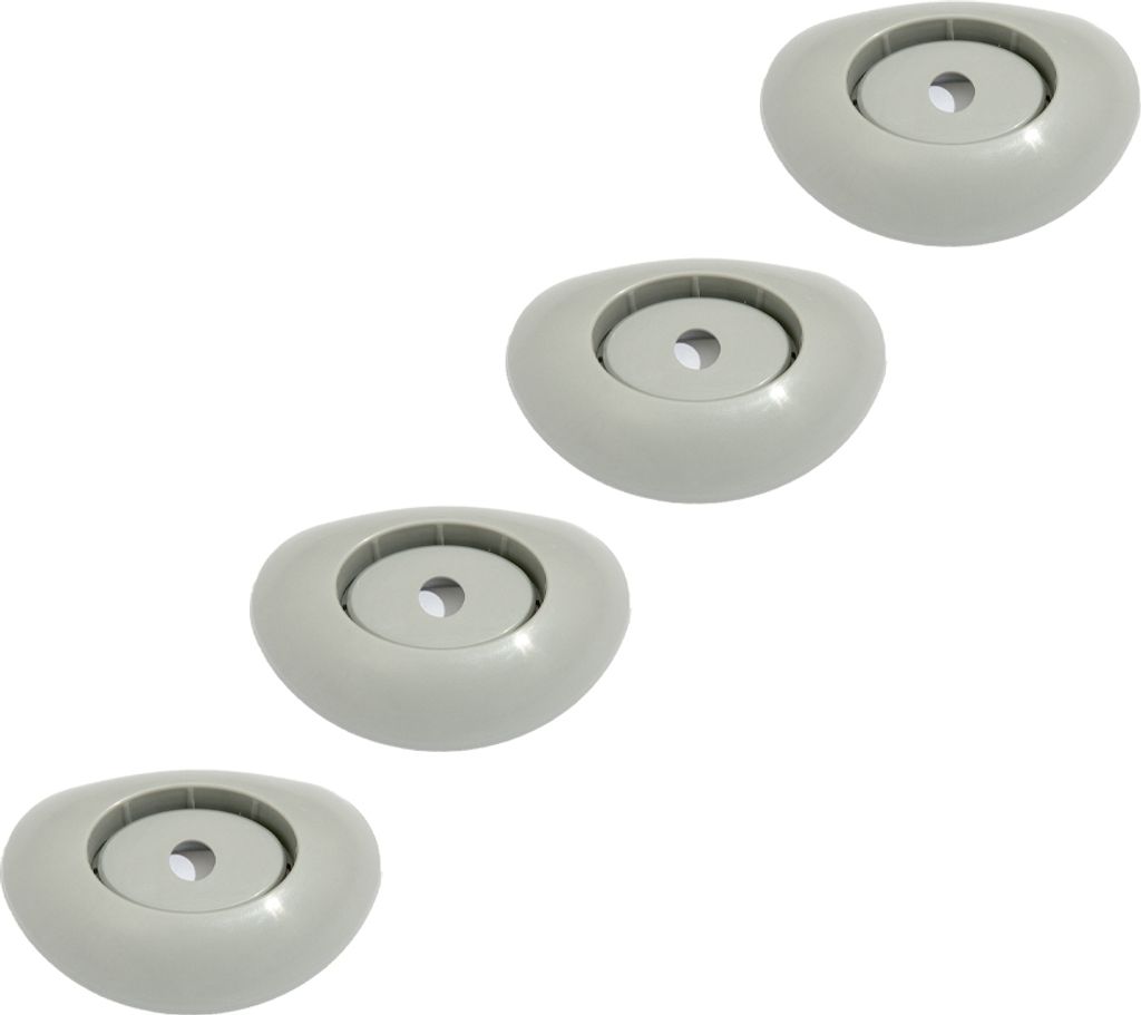 Frutti Serie Steckdosen & Schalter In Grau – 4 Stück, Kompatibel Mit Bticino Living Light
