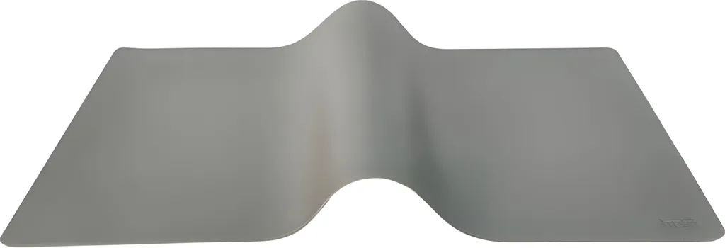 Helit The Flat Mat H2525182 Sous-main Gris 80x40 cm en PVC Hydrofuge
