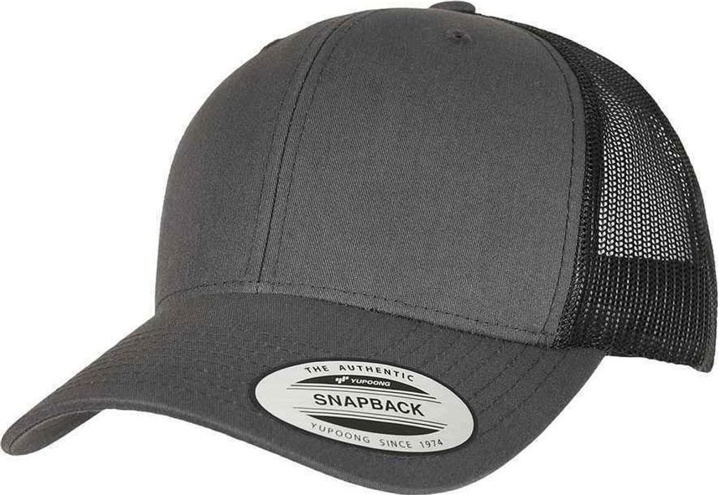 Flexfit - Herren/Damen Uni Zweifarbig - Trucker Cap "Classics", recycelt RW8114 (Einheitsgröße) (Anthrazit/Schwarz)